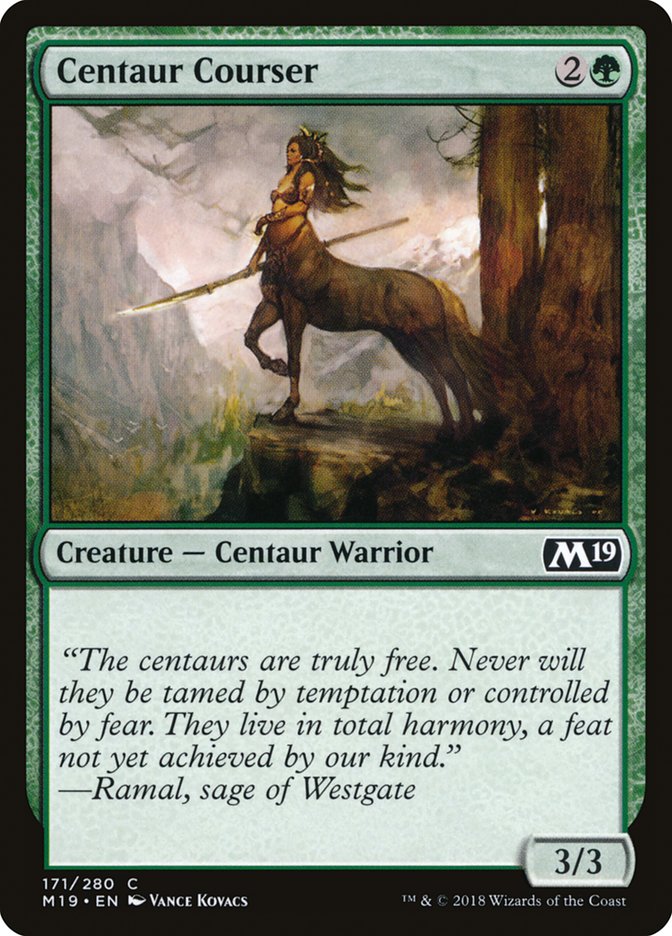 Centaur Courser [Core Set 2019] | Clutch Gaming