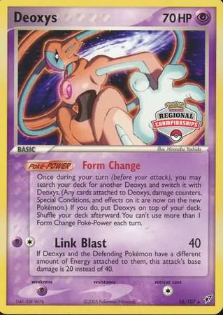 Deoxys (16/107) (Championship Promo) [EX: Deoxys] | Clutch Gaming