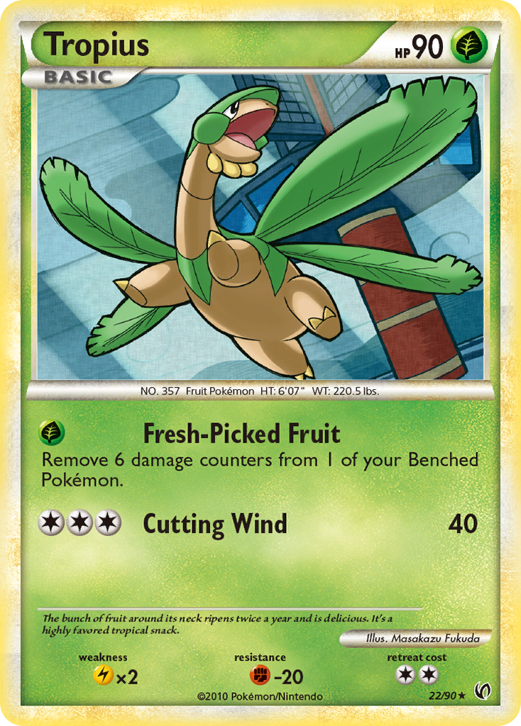 Tropius (22/90) [HeartGold & SoulSilver: Undaunted] | Clutch Gaming