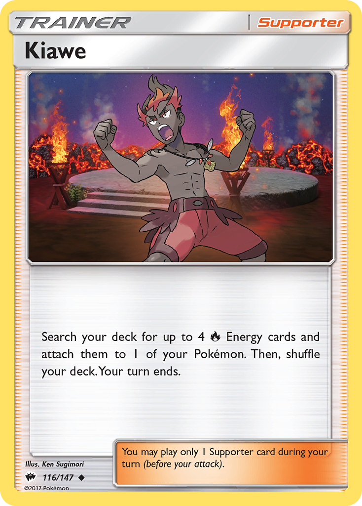 Kiawe (116/147) [Sun & Moon: Burning Shadows] | Clutch Gaming