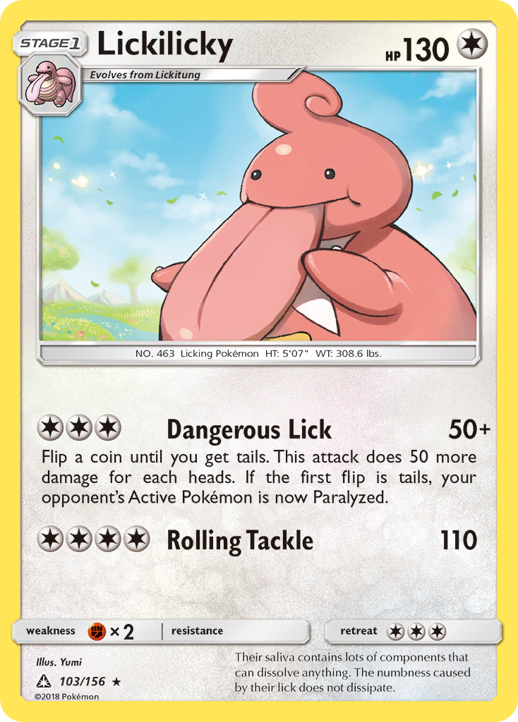 Lickilicky (103/156) [Sun & Moon: Ultra Prism] | Clutch Gaming