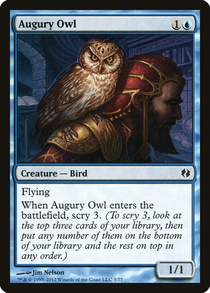 Augury Owl [Duel Decks: Venser vs. Koth] | Clutch Gaming