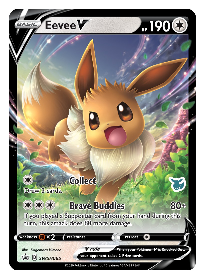 Eevee V (SWSH065) (Eevee Deck) [Battle Academy 2022] | Clutch Gaming