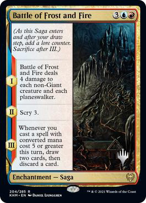 Battle of Frost and Fire (Promo Pack) [Kaldheim Promos] | Clutch Gaming