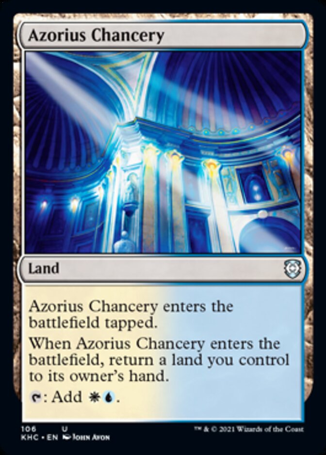 Azorius Chancery [Kaldheim Commander] | Clutch Gaming