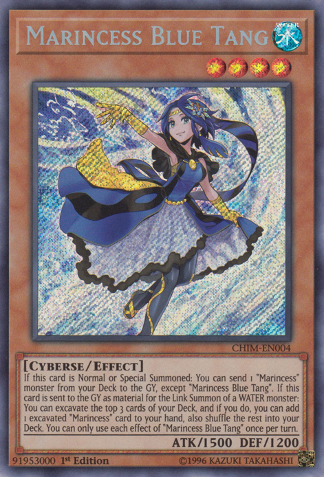 Marincess Blue Tang [CHIM-EN004] Secret Rare | Clutch Gaming