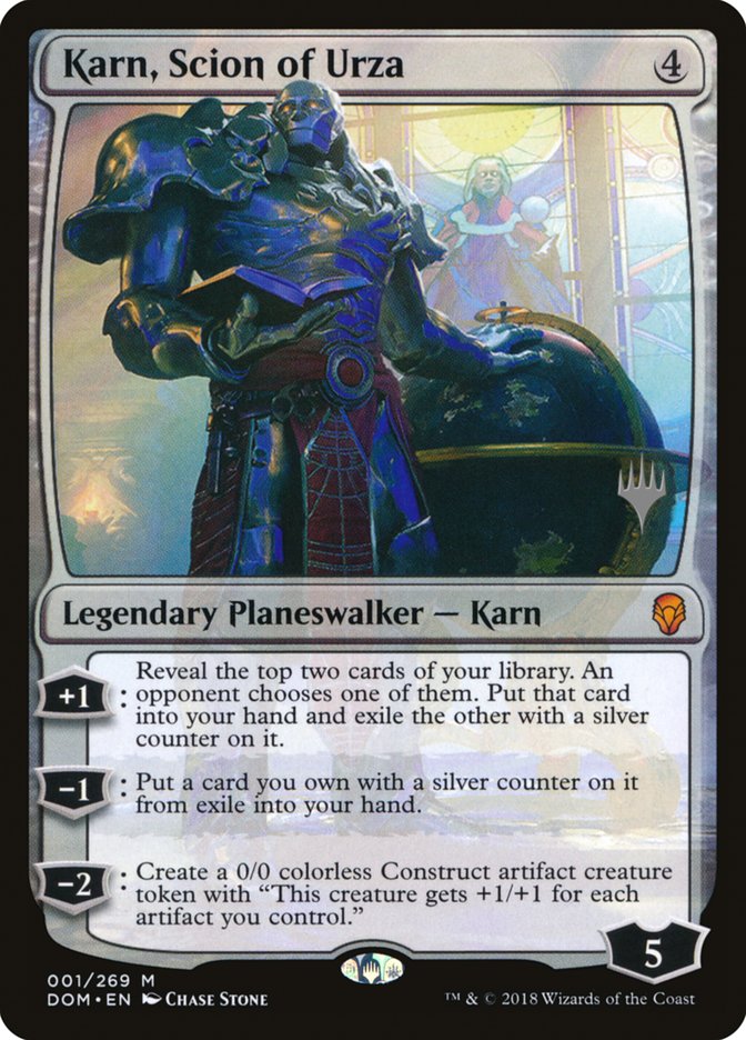 Karn, Scion of Urza (Promo Pack) [Dominaria Promos] | Clutch Gaming