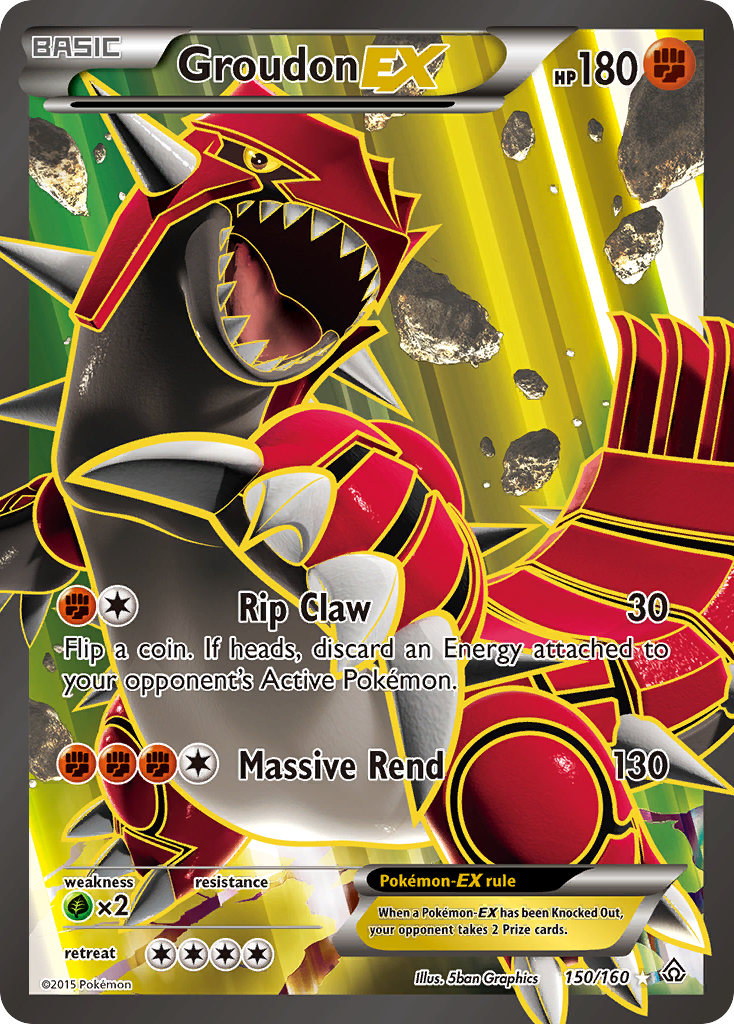 Groudon EX (150/160) [XY: Primal Clash] | Clutch Gaming