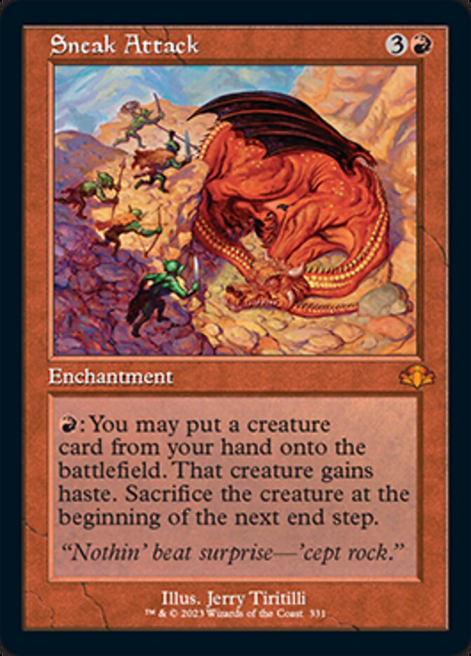 Sneak Attack (Retro) [Dominaria Remastered] | Clutch Gaming