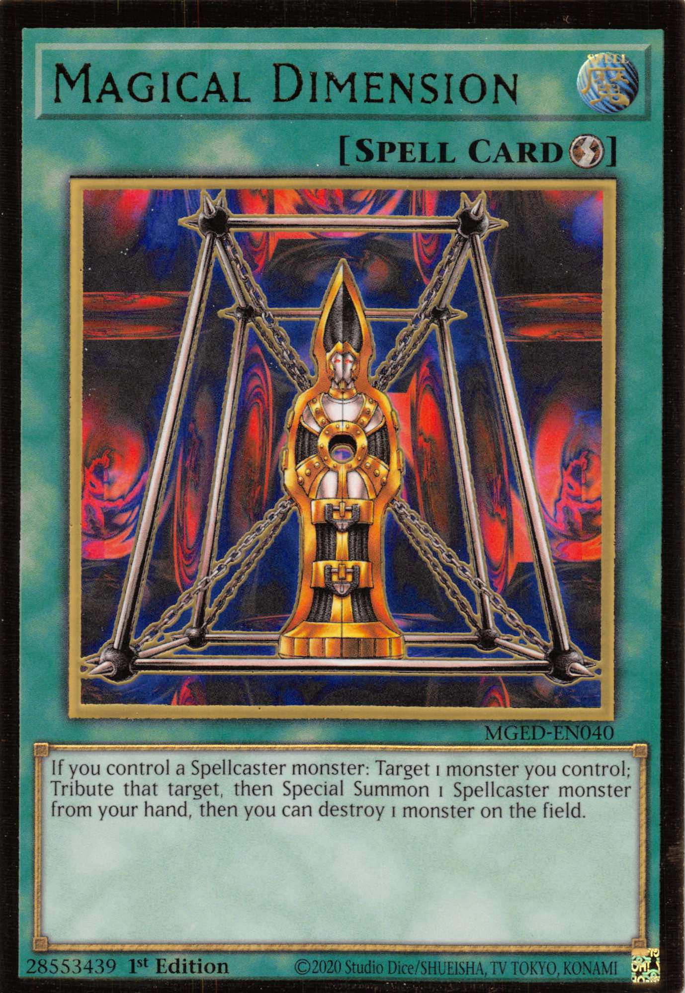 Magical Dimension [MGED-EN040] Gold Rare | Clutch Gaming