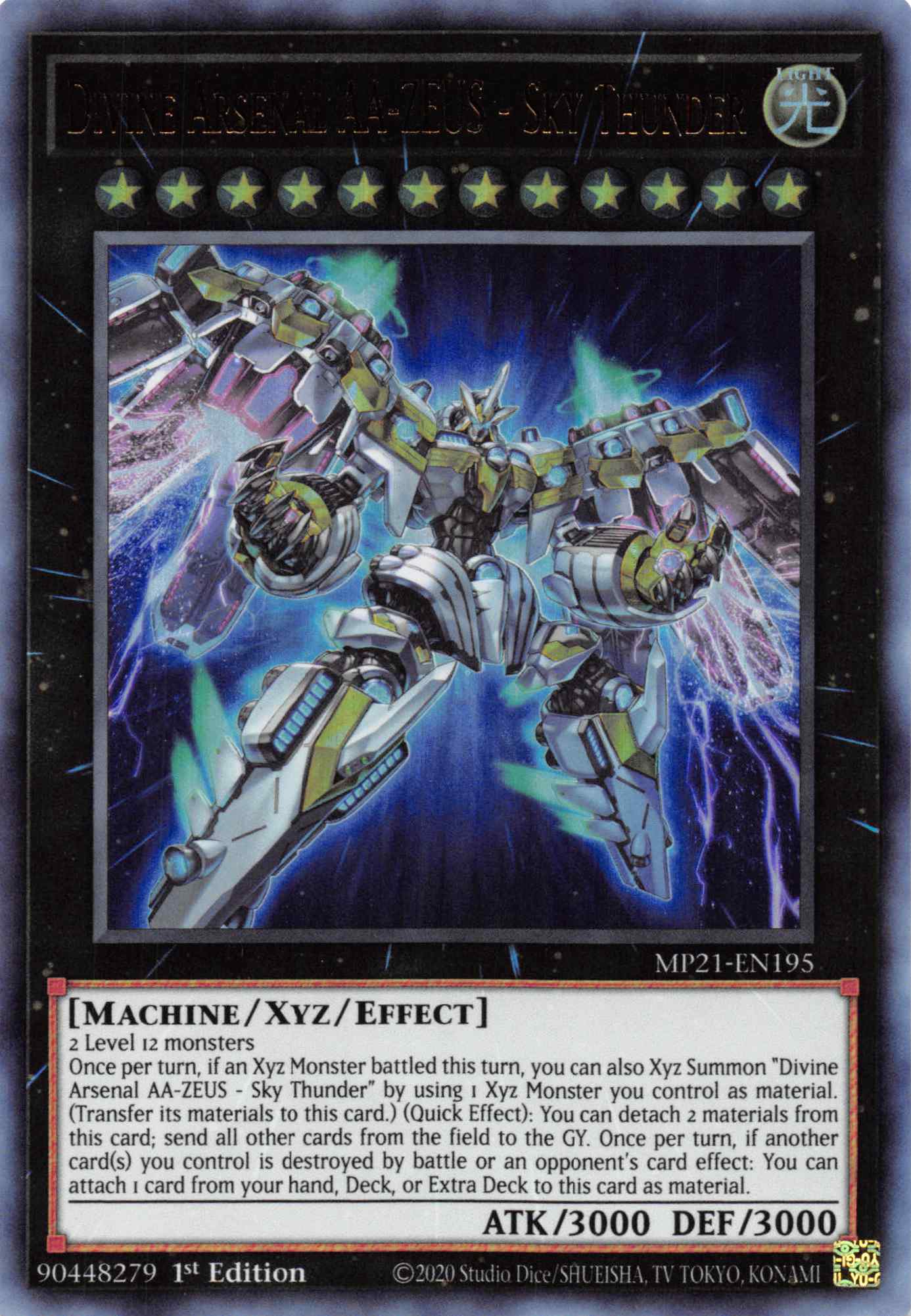 Divine Arsenal AA-ZEUS - Sky Thunder [MP21-EN195] Ultra Rare | Clutch Gaming