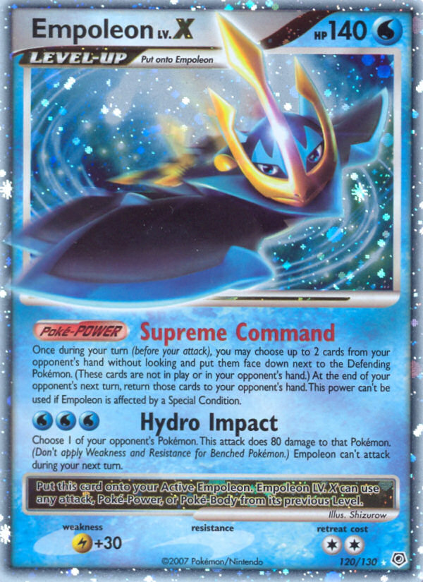 Empoleon LV.X (120/130) [Diamond & Pearl: Base Set] | Clutch Gaming