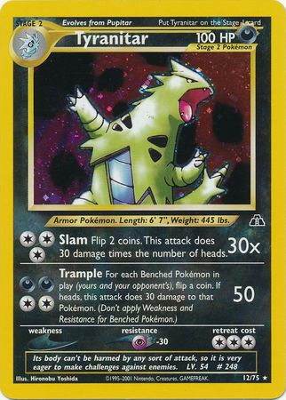 Tyranitar (12/75) [Neo Discovery Unlimited] | Clutch Gaming