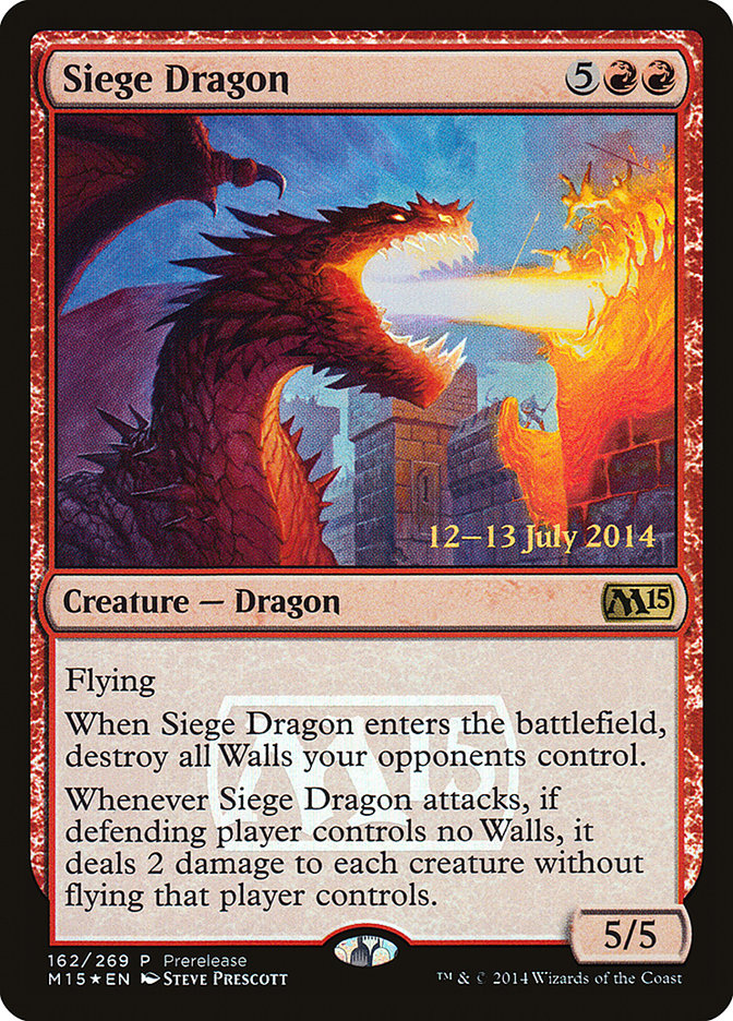 Siege Dragon [Magic 2015 Promos] | Clutch Gaming