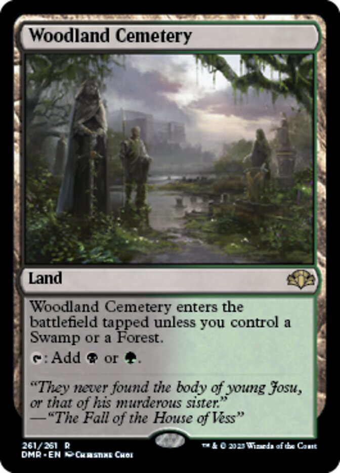 Woodland Cemetery [Dominaria Remastered] | Clutch Gaming