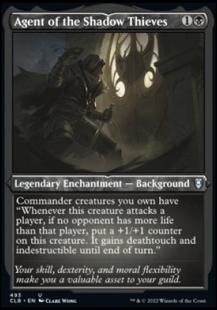 Agent of the Shadow Thieves (Foil Etched) [Commander Legends: Battle for Baldur's Gate] | Clutch Gaming