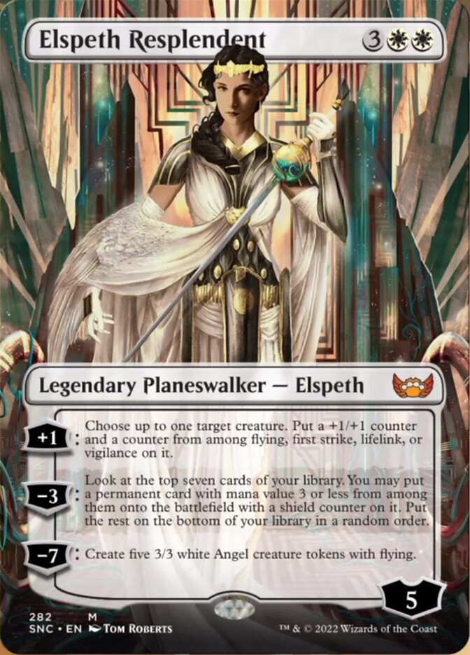 Elspeth Resplendent (Borderless) [Streets of New Capenna] | Clutch Gaming