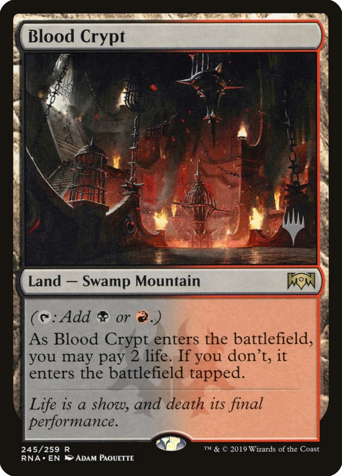 Blood Crypt (Promo Pack) [Ravnica Allegiance Promos] | Clutch Gaming