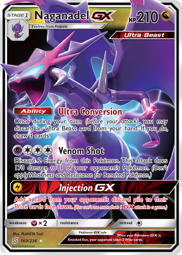 Naganadel GX (160/236) [Sun & Moon: Unified Minds] | Clutch Gaming