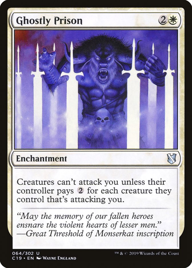 Ghostly Prison [Commander 2019] | Clutch Gaming