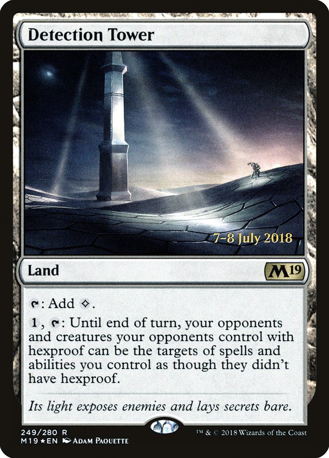 Detection Tower [Core Set 2019 Prerelease Promos] | Clutch Gaming