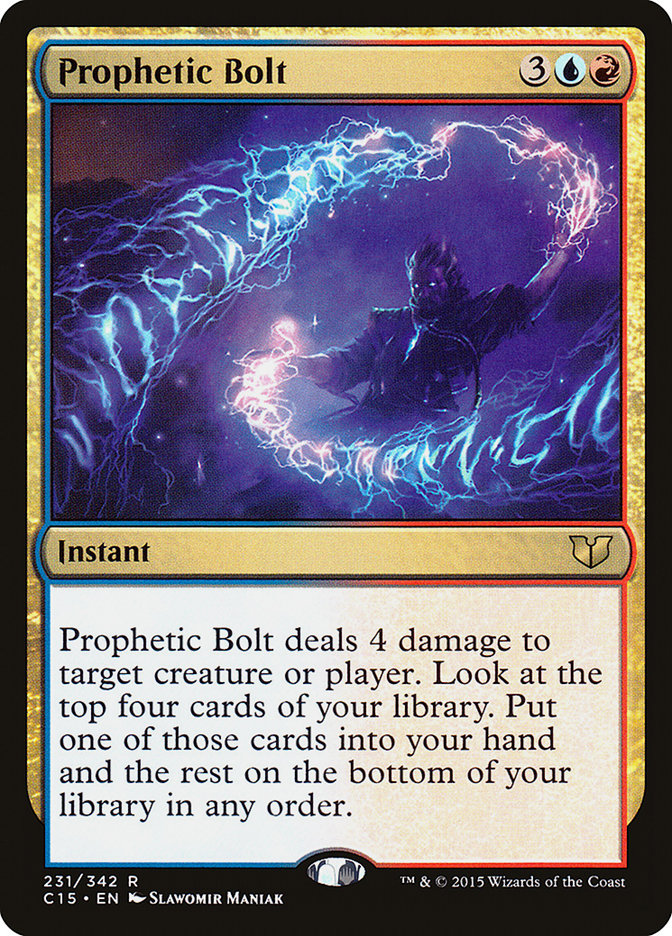 Prophetic Bolt [Commander 2015] | Clutch Gaming