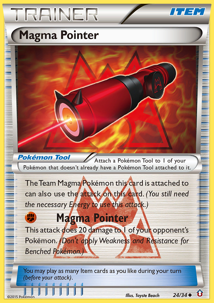 Magma Pointer (24/34) [XY: Double Crisis] | Clutch Gaming