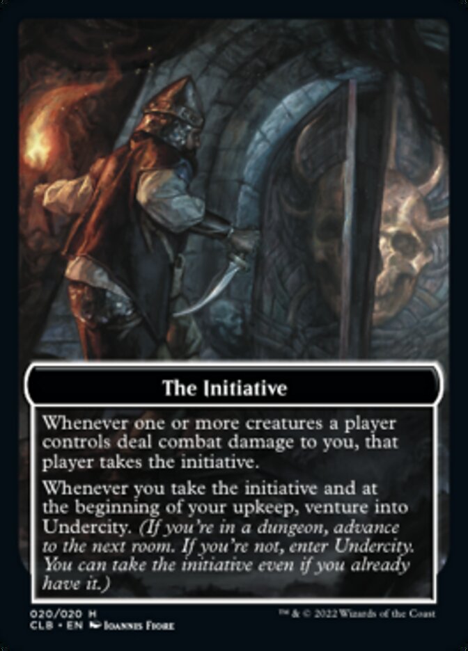 The Initiative // Undercity Double-Sided Token [Commander Legends: Battle for Baldur's Gate Tokens] | Clutch Gaming