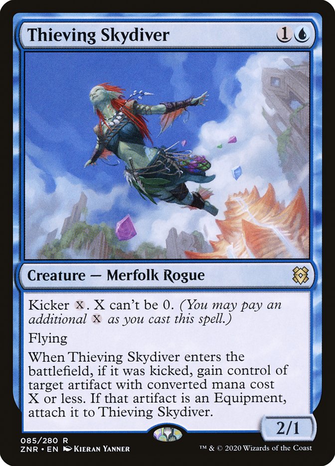 Thieving Skydiver [Zendikar Rising] | Clutch Gaming