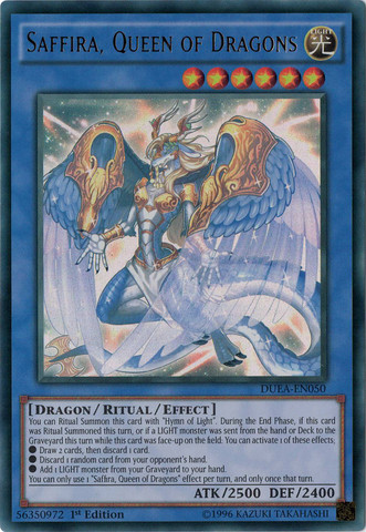 Saffira, Queen of Dragons [DUEA-EN050] Ultra Rare | Clutch Gaming