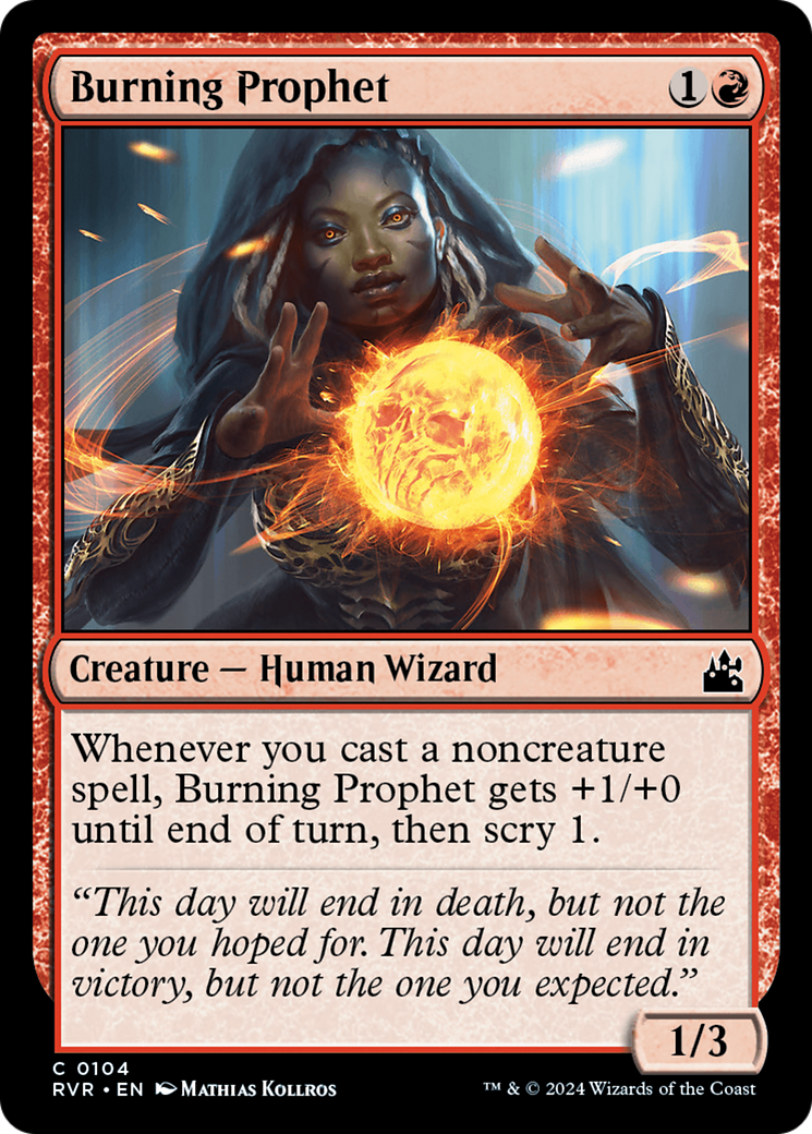 Burning Prophet [Ravnica Remastered] | Clutch Gaming