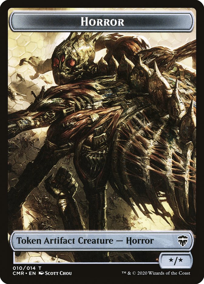 Horror Token [Commander Legends Tokens] | Clutch Gaming