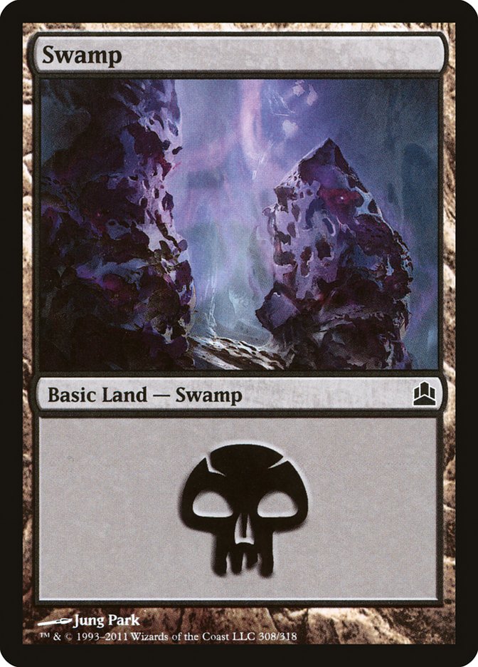 Swamp (308) [Commander 2011] | Clutch Gaming