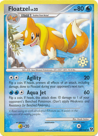 Floatzel (37/106) [Countdown Calendar Promos] | Clutch Gaming