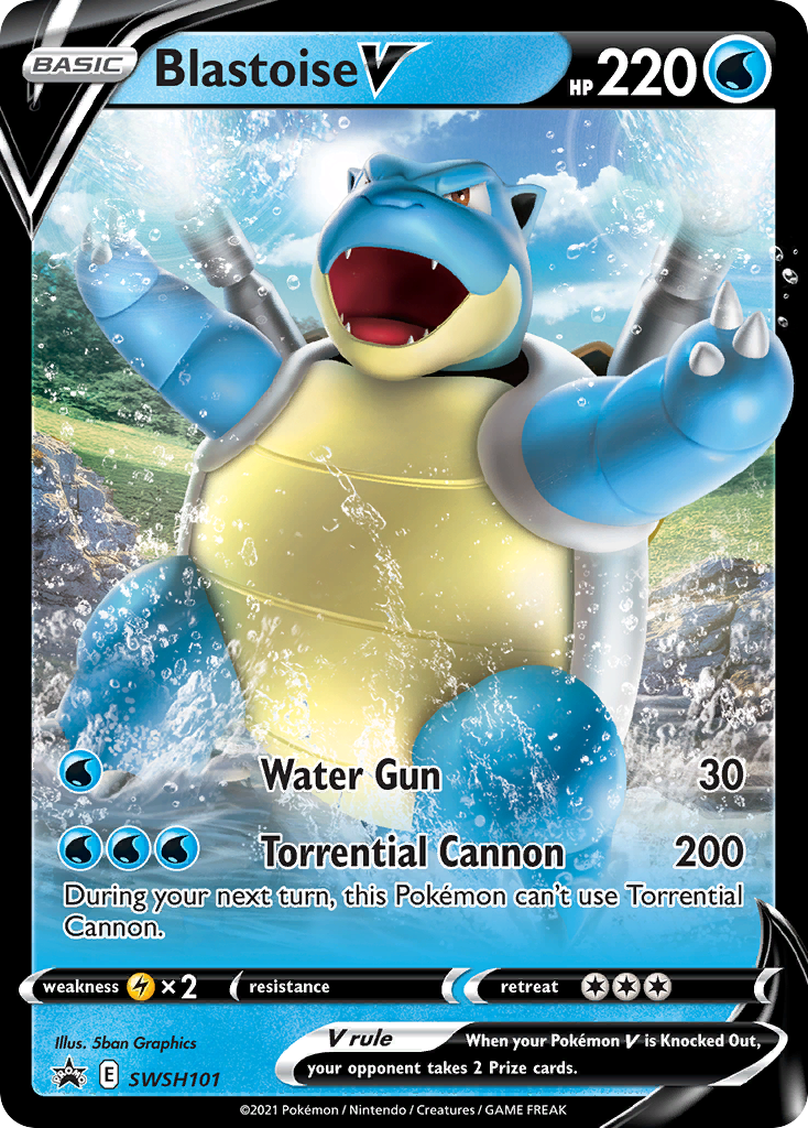 Blastoise V (SWSH101) [Sword & Shield: Black Star Promos] | Clutch Gaming