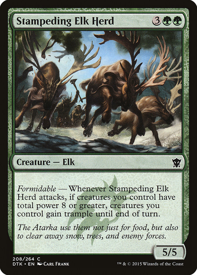 Stampeding Elk Herd [Dragons of Tarkir] | Clutch Gaming