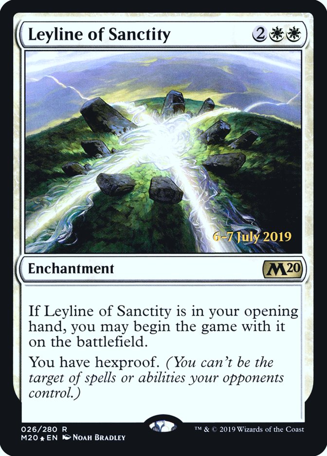 Leyline of Sanctity [Core Set 2020 Prerelease Promos] | Clutch Gaming