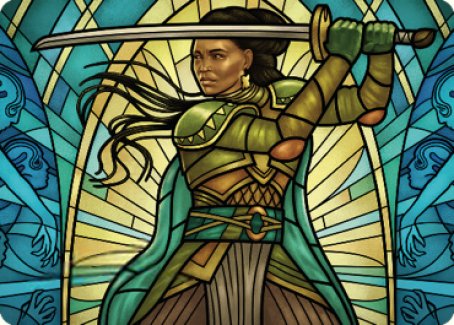 Shanna, Purifying Blade Art Card 2 [Dominaria United Art Series] | Clutch Gaming
