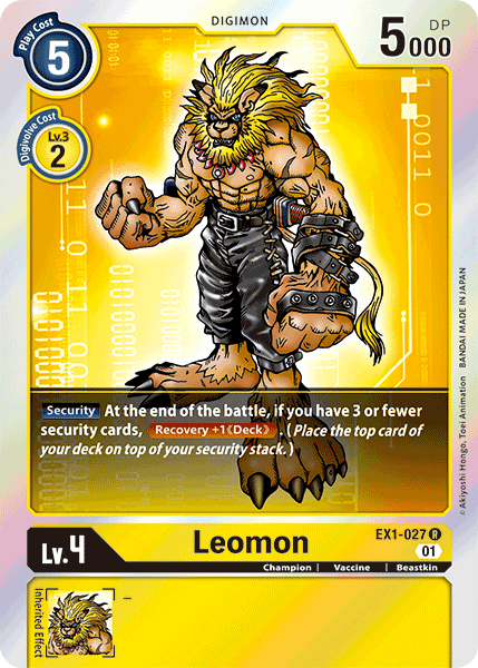 Leomon [EX1-027] [Classic Collection] | Clutch Gaming