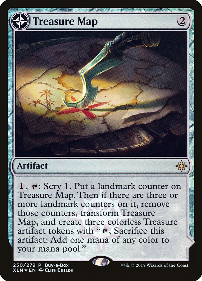 Treasure Map // Treasure Cove (Buy-A-Box) [Ixalan Treasure Chest] | Clutch Gaming