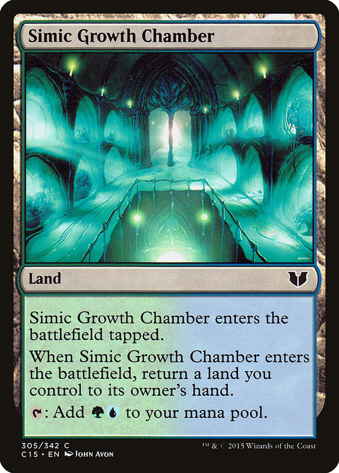 Simic Growth Chamber [Commander 2015] | Clutch Gaming