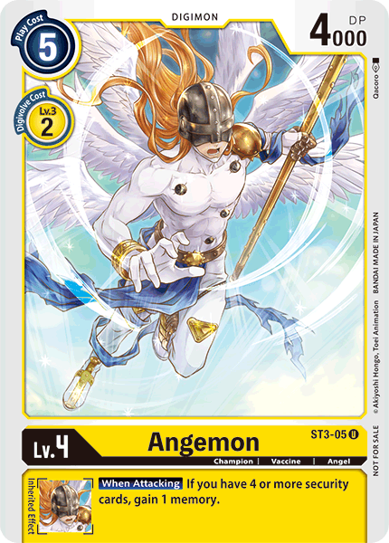 Angemon [ST3-05] (Tamer Party) [Starter Deck: Heaven's Yellow Promos] | Clutch Gaming