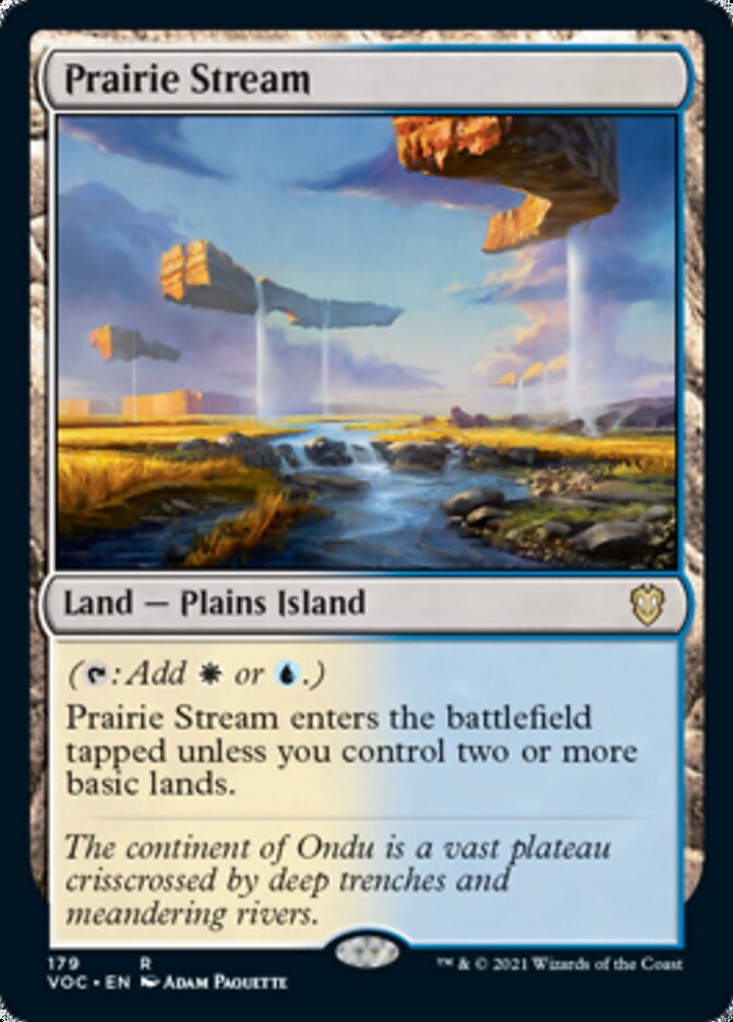 Prairie Stream [Innistrad: Crimson Vow Commander] | Clutch Gaming