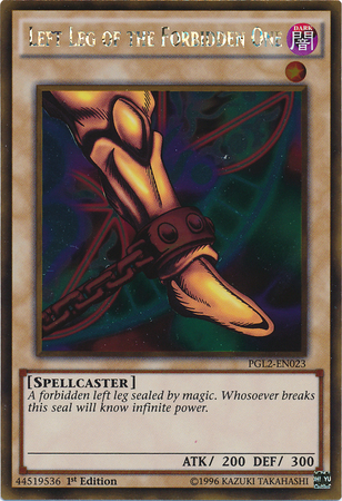 Left Leg of the Forbidden One [PGL2-EN023] Gold Rare | Clutch Gaming