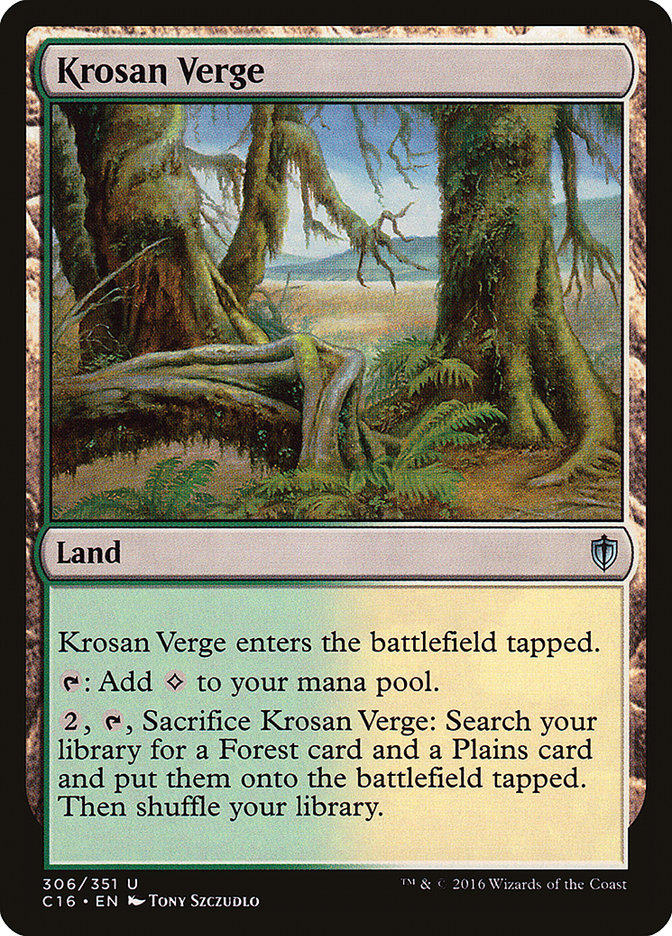 Krosan Verge [Commander 2016] | Clutch Gaming