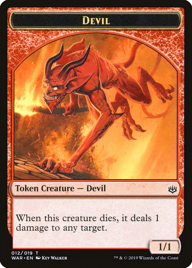 Devil Token [War of the Spark Tokens] | Clutch Gaming