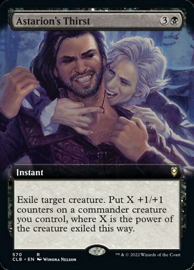 Astarion's Thirst (Extended Art) [Commander Legends: Battle for Baldur's Gate] | Clutch Gaming