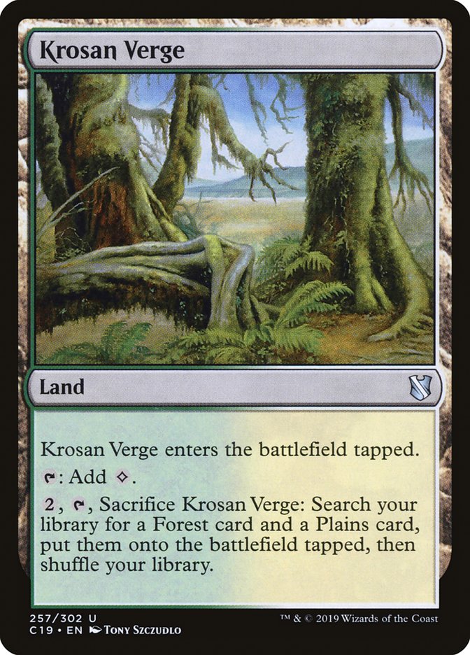 Krosan Verge [Commander 2019] | Clutch Gaming