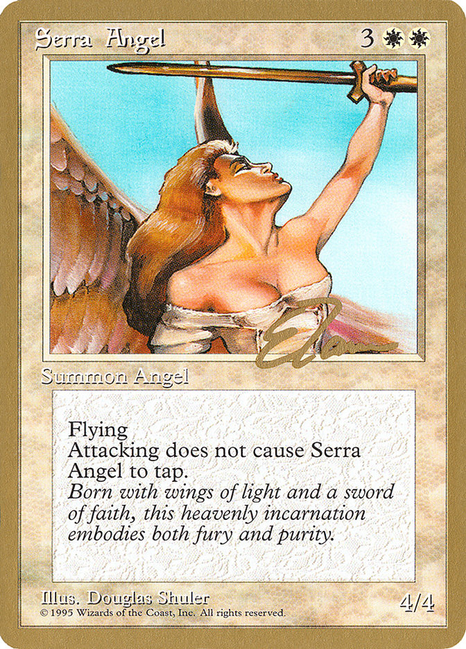 Serra Angel (Eric Tam) [Pro Tour Collector Set] | Clutch Gaming