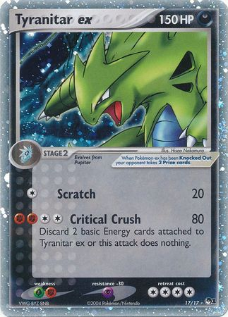 Tyranitar ex (17/17) (Holo) [POP Series 1] | Clutch Gaming